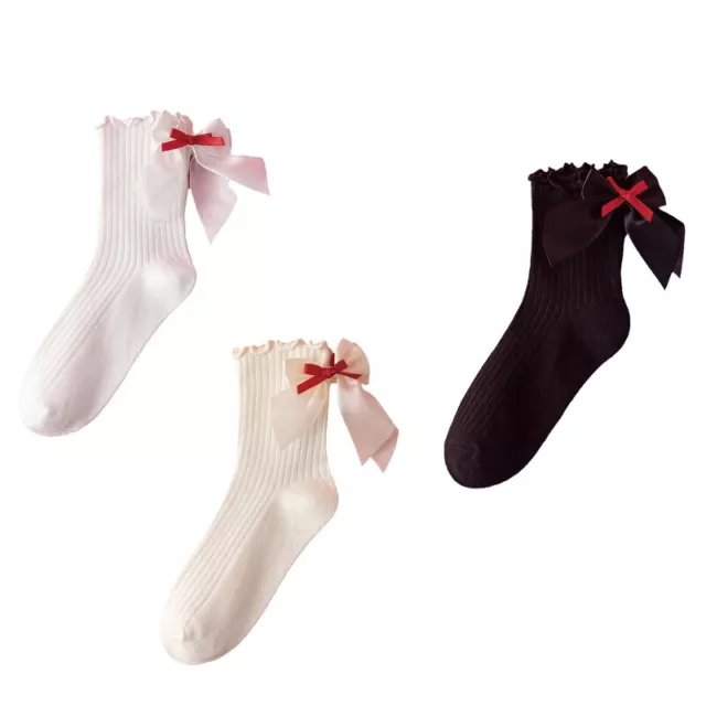 Cute Socks Japanese KawaiiWomen White Ruffle Ankle Cotton Socks