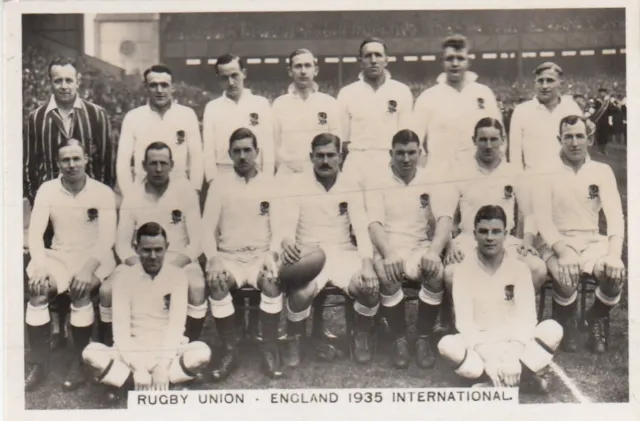 Sporting Events & Stars 1935 - England Rugby Union (Team Photo) No. 24