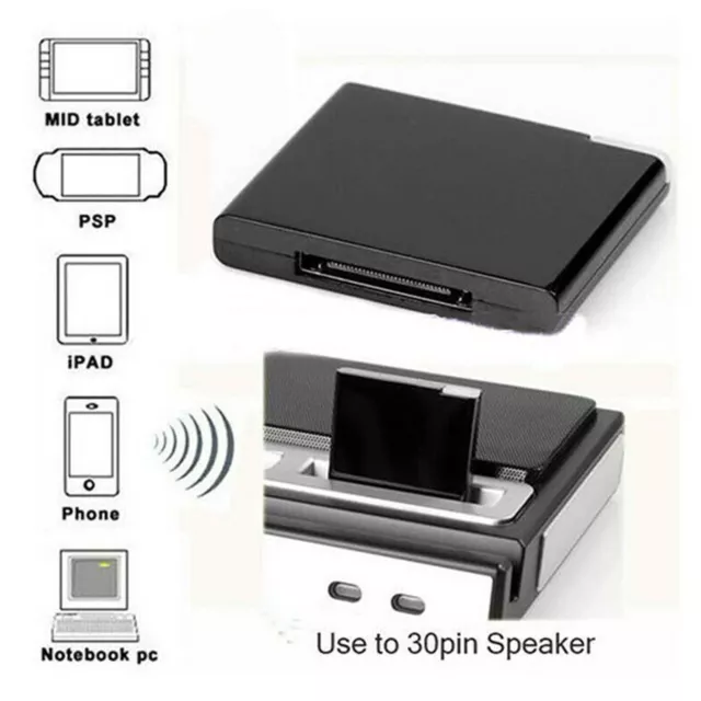 30Pin Dock wireless adattatore Bluetooth per ricevitore audio Bluetooth A2DP