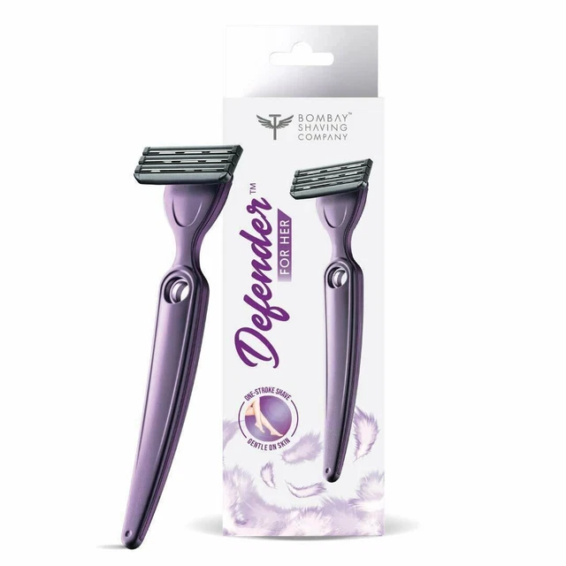 Navaja de afeitar Bombay Shaving Company Defender para mujer hombre 1 mango + 1 hoja regular