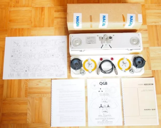 1 adaptador NAGRA QGB - ¡JUEGO! ¡COMO NUEVO en caja original! ¡RARO! ¡EXCELENTE!