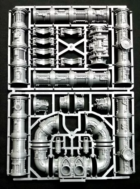 40K Thermic Plasma Conduits Warhammer Terrain Sector Refinery Pipes Promethium