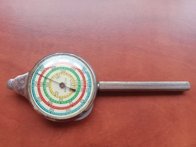 ANCIEN CURVIMETRE DOUBLE FACE MADE IN GERMANY FONCTIONNE AVEC SA BOITE