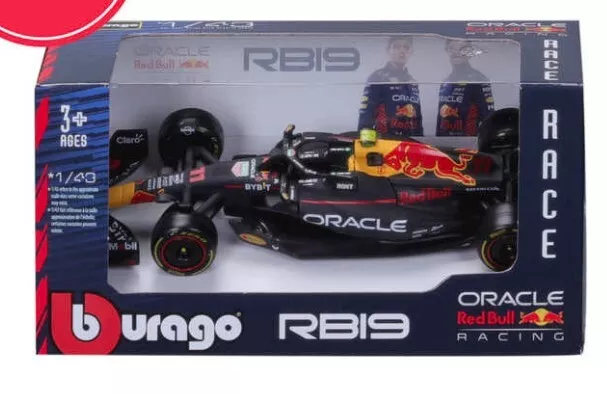 Bburago 18-38182V Red Bull Racing RB19 No.1 Max Verstappen 2023