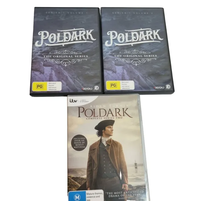 Poldark The Original Series Dvd Series 1 Volume 1 And Series 1 Volume 2 Series 2