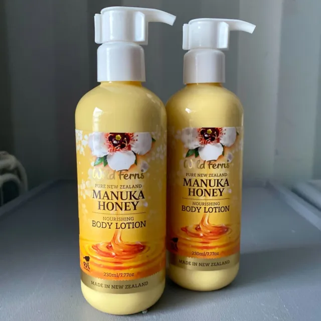 Wild Ferns Manuka Honey Nourishing Body Lotion Twin Pack (2 x 230ml)