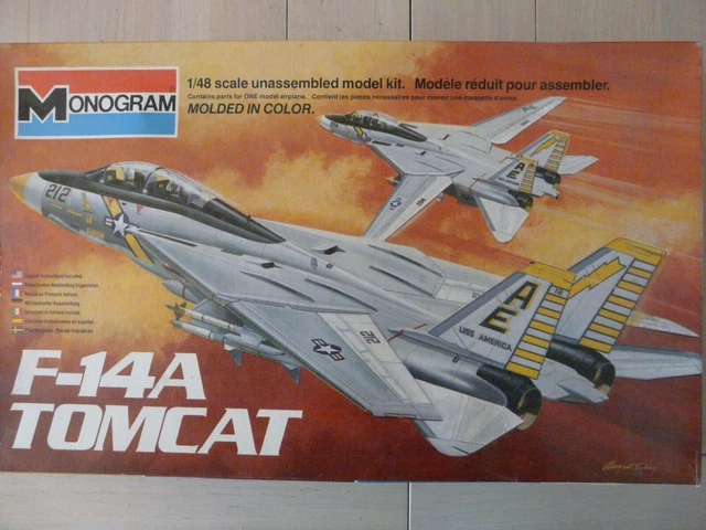 MAQUETTE AVION REVELL F-14A TOMCAT Scale 1/144 Réf 04004 Neuf EUR 16,90 - FR