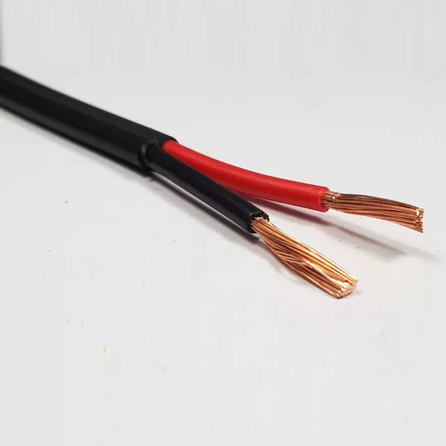 3.0Mm² Automotive Twin Core Cable 12V 24V 33 Amps 2 Thinwall Red/Black Auto Wire