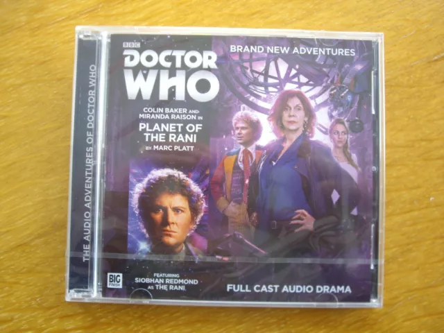 Doctor Who Planet of the Rani, 2015 Big Finish audio book CD *SEALED*