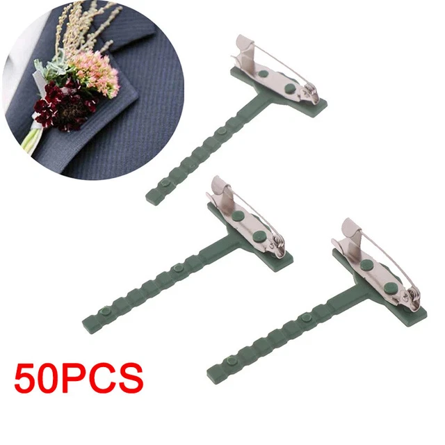 20/50 PIEZAS Clips de corsé para boda fiesta flores corsé broche ojal
