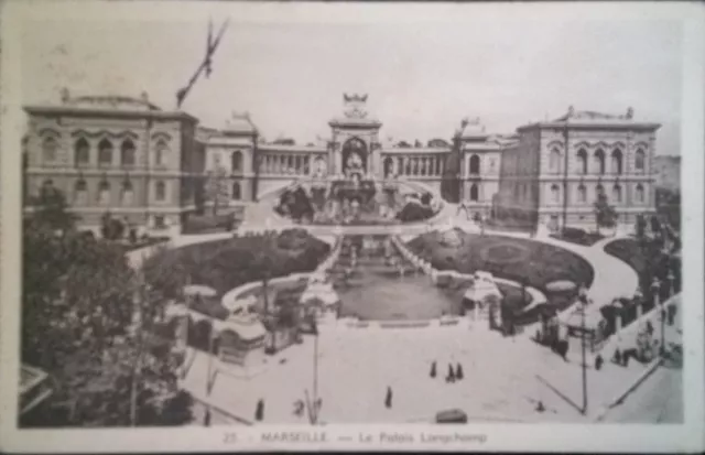 Cpa Marseille. Le Palais Longchamp