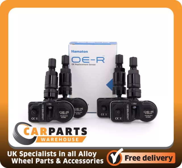 4 x Fits BMW X1, X2 X3 X4 Series TPMS Sensor. Programmed Tyre Pressure Monitor