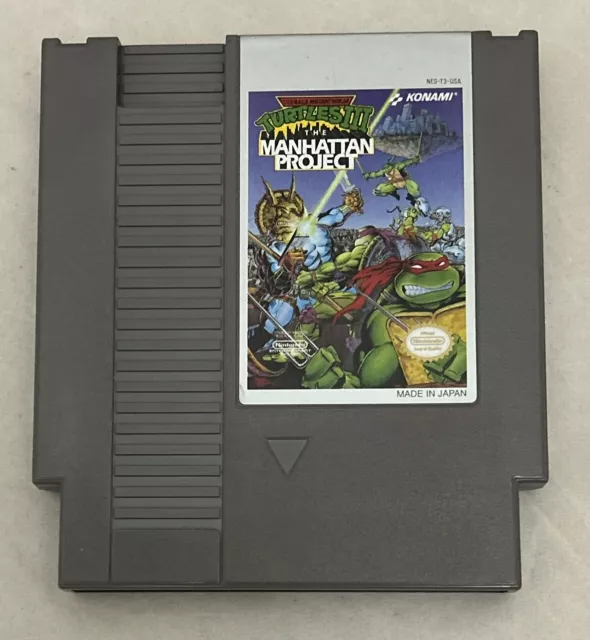TEENAGE MUTANT NINJA Turtles III: The Manhattan Project Nintendo NES ...