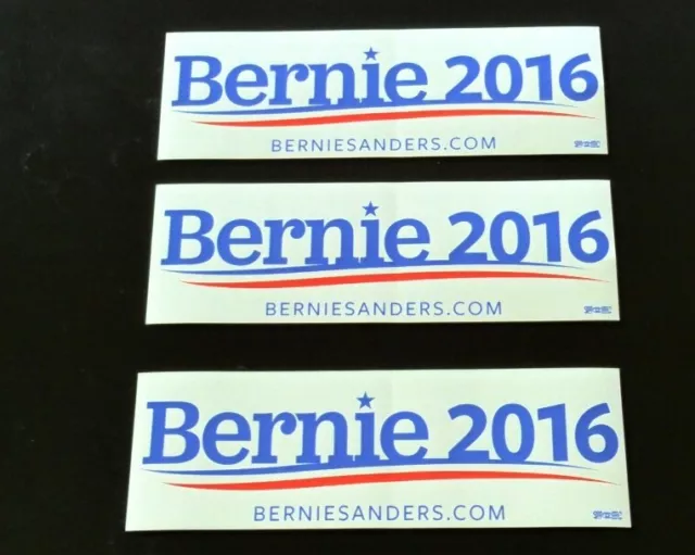 2016 Bernie Sanders Bumper Stickers