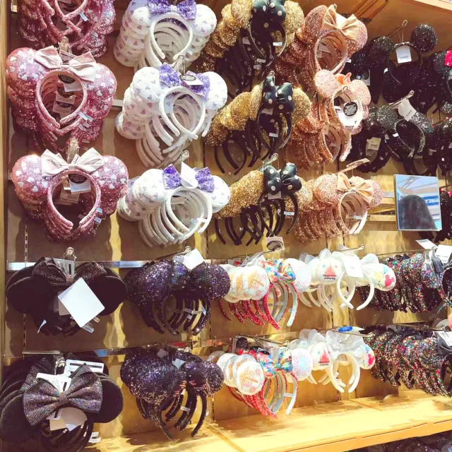 100+Styles Mickey Paris Magical Bow Belle Disney Park Minnie Mouse Ears Headband