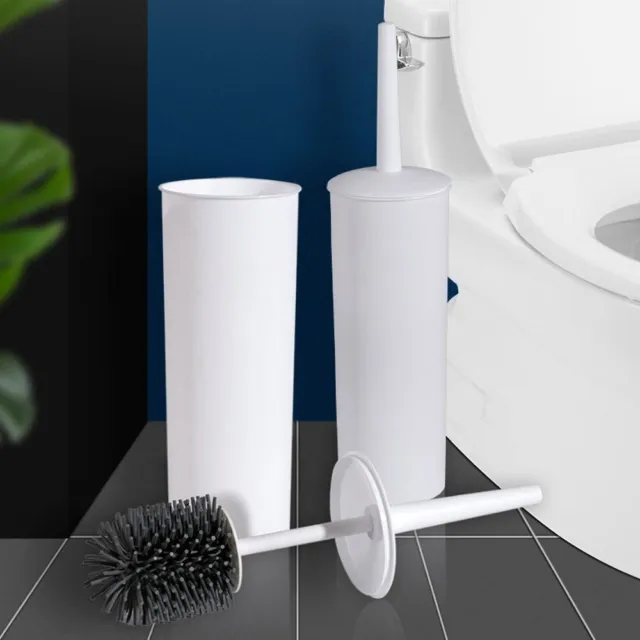 Spazzola per pulizia coperchio antispruzzo spazzola per pulizia manicotto lunga spazzola per WC resistente