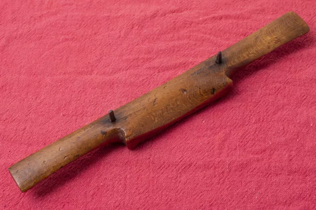Antique Boxwood Spoke Shave w/Moulson Bros Cast Steel 3" Blade