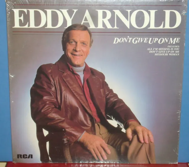 Eddy Arnold 1982 FACTORY SEALED LP Don't Give Up On Me cut out