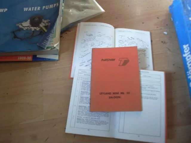 Manuale Riparazione Corpo Thatcham Austin Morris Leyland Mini Mk III Mk3 Saloon