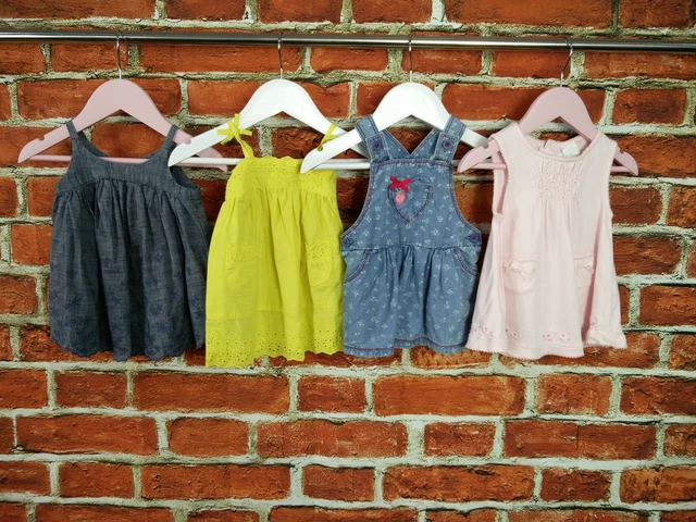 Girls Baby Bundle 0-3 Months Jasper Conran Next Etc Dress Pinafore Flower 62Cm