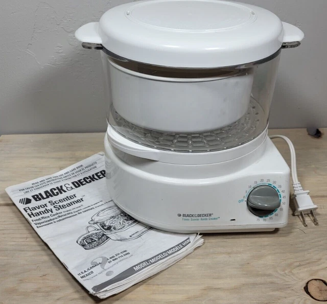 BLACK & DECKER HS800 Handy Steamer Flavor Scenter Food Rice Maker