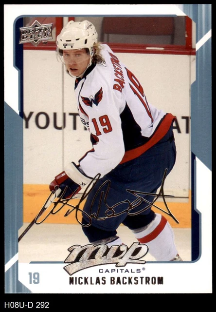2008 Upper Deck MVP #292 Nicklas Backstrom 8 - NM/MT H08U-D 292