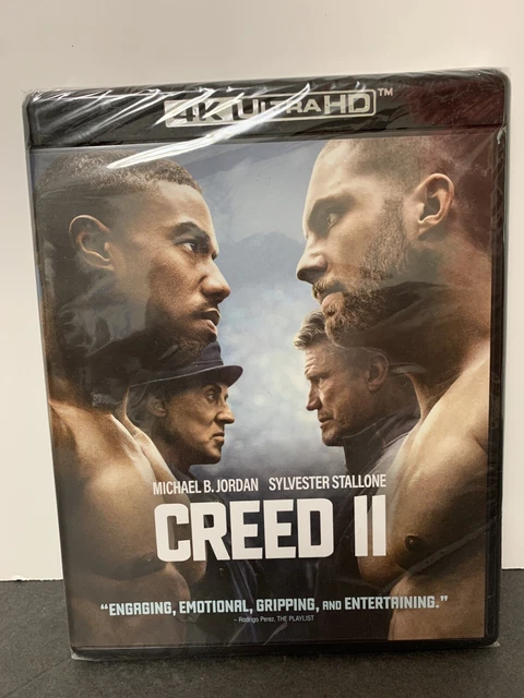 CREED II (4K UHD Blu-ray) Michael B. Jordan Sylvester Stallone NEW