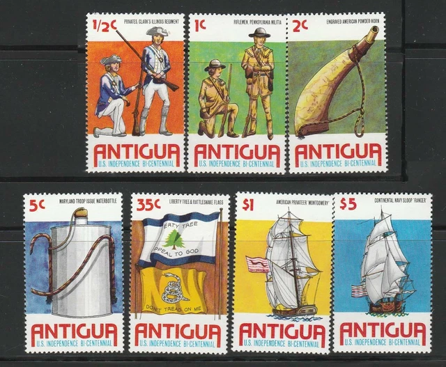 Antigua Stamps 1976 Anniv Independence Of The Usa Mnh - Misc22-346