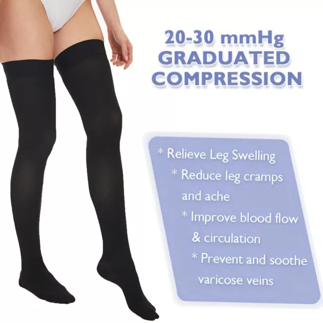 Extra Long Compression Socks Thigh High Over the Knee High Plus Size  Stockings