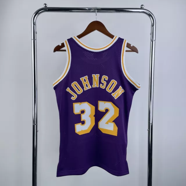 Magic Johnson #32 Los Angeles Lakers Purple Jersey All Sizes