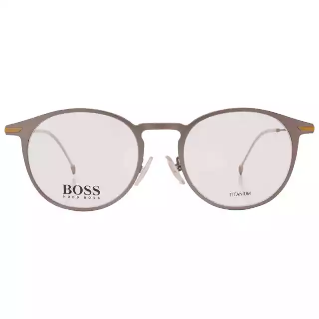 Hugo Boss Demo Round Men's Titanium Eyeglasses BOSS 1252 0R81 50 BOSS 1252 0R81