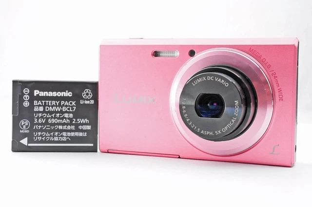 PANASONIC LUMIX DMC-FX40 Pink 12.1 MP Digital Camera [Japanese