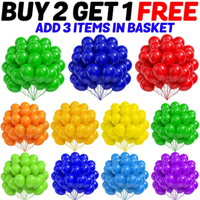 5" 10" 12" inch small Plain latex balloons WHOLESALE party birthday 100 wedding