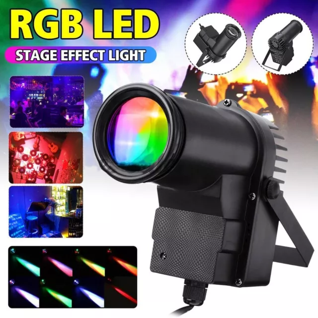 10pcs RGBW Pin Spot Light LED Beam Stage Light DMX Show Party Disco DJ Lighting