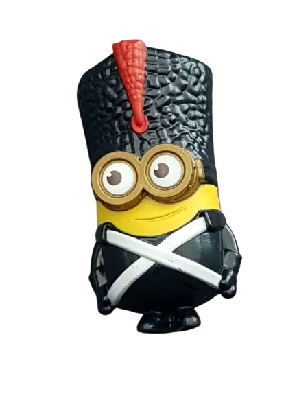 McDonald's Happy Meal Toys Minions 2015 Minion Talking Soldier Black Version BN