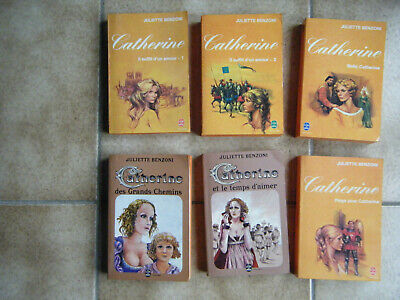 Lot De 6 Livres Anciens Catherine Juliette Benzoni