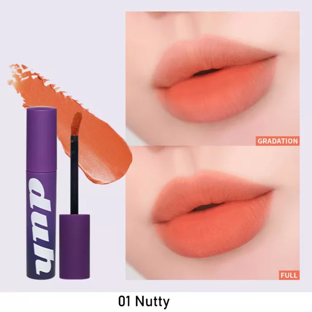 DUH Ajustado Terciopelo 4g 5 Colores Sensual Tinte Mate 2022 NUEVO K-Beauty 3