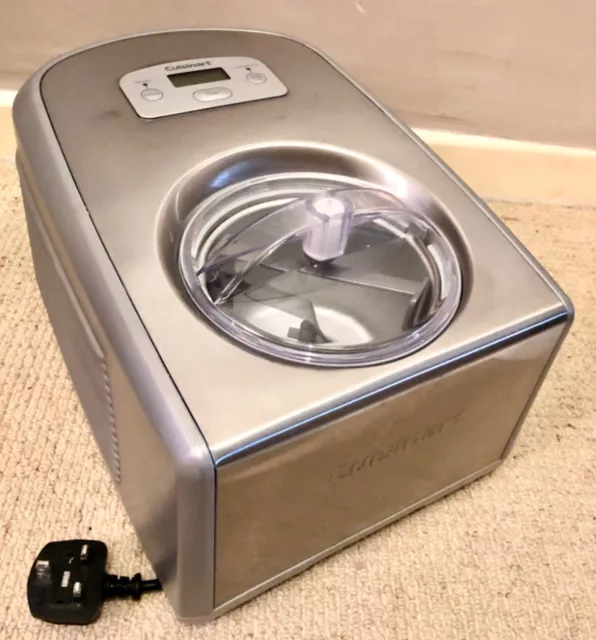 ❤️ Cuisinart ICE100BCU 1.5L Compressor Ice Cream & Gelato Pro Maker 150W Silver*