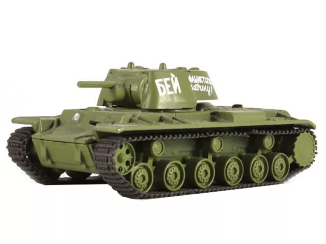 KV-1 Kliment Voroshilov Green Soviet Heavy Tank 1940 Year WWII 1/72 Scale Model