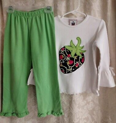 Castles & Crowns Long Set Strawberry Outfit 4T