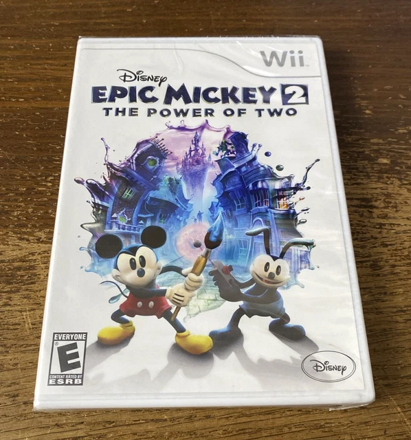 Two Fast Mickey EPIC MICKEY 2 The Power of Two Nintendo Wii Disney New Sealed Fast ...