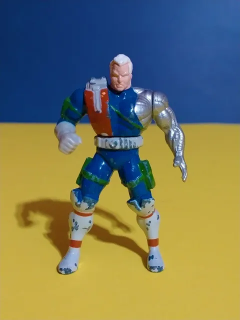 1994 Toy Biz Marvel X-Men Steel Mutants Cable 3" Die-Cast Loose Figurine