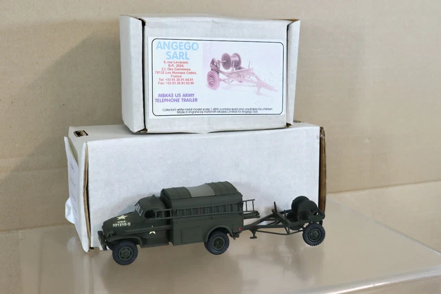 Miniature Voiture Militaire Hartmodels – FAMO 1/48 – Guerre – Métal Vert
