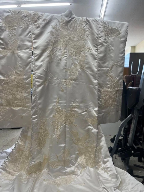 Japanese Kimono Uchikake Wedding Pure Silk  japan 693