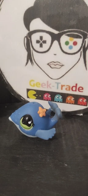 Littlest Pet Shop LPS #1134 Baleine Mauve Verte - Hasbro