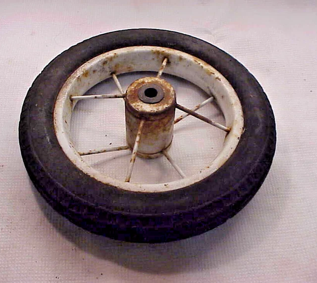 VINTAGE SPOKED SOLID Rubber Tricycle, Pedal Car, Wagon, Soapbox, Wheel