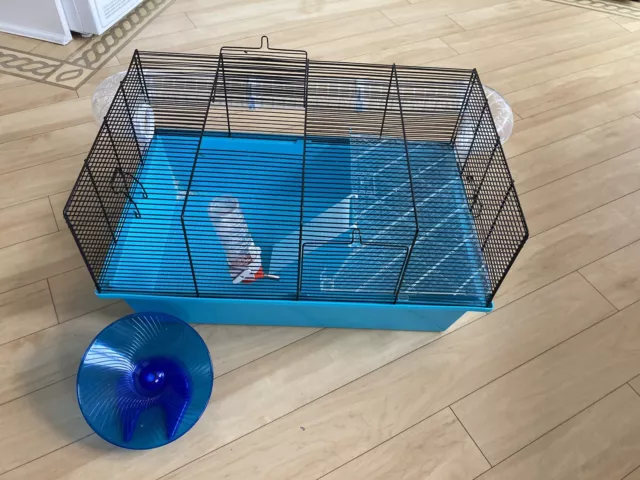 hamster cage large used with Extras