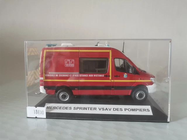 Eligor SB 1/43 - Mercedes Sprinter Pompiers - Miniature Occasion