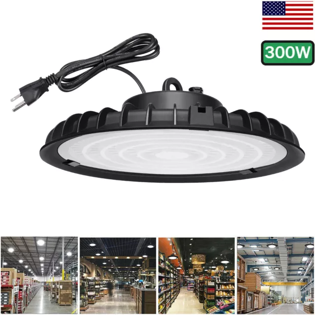 300W UFO Led High Bay Light Commercial Warehouse Industrial Factory Shop Light