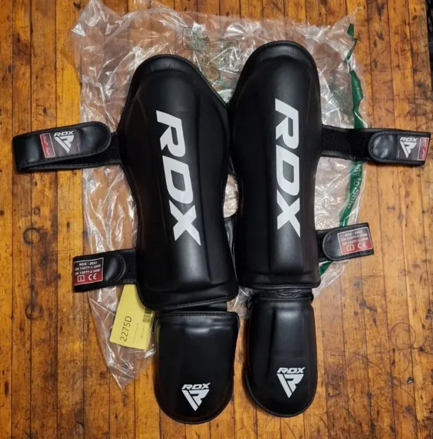 RDX Shin Guards Muay Thai Leg Instep Protector MMA Kickboxing